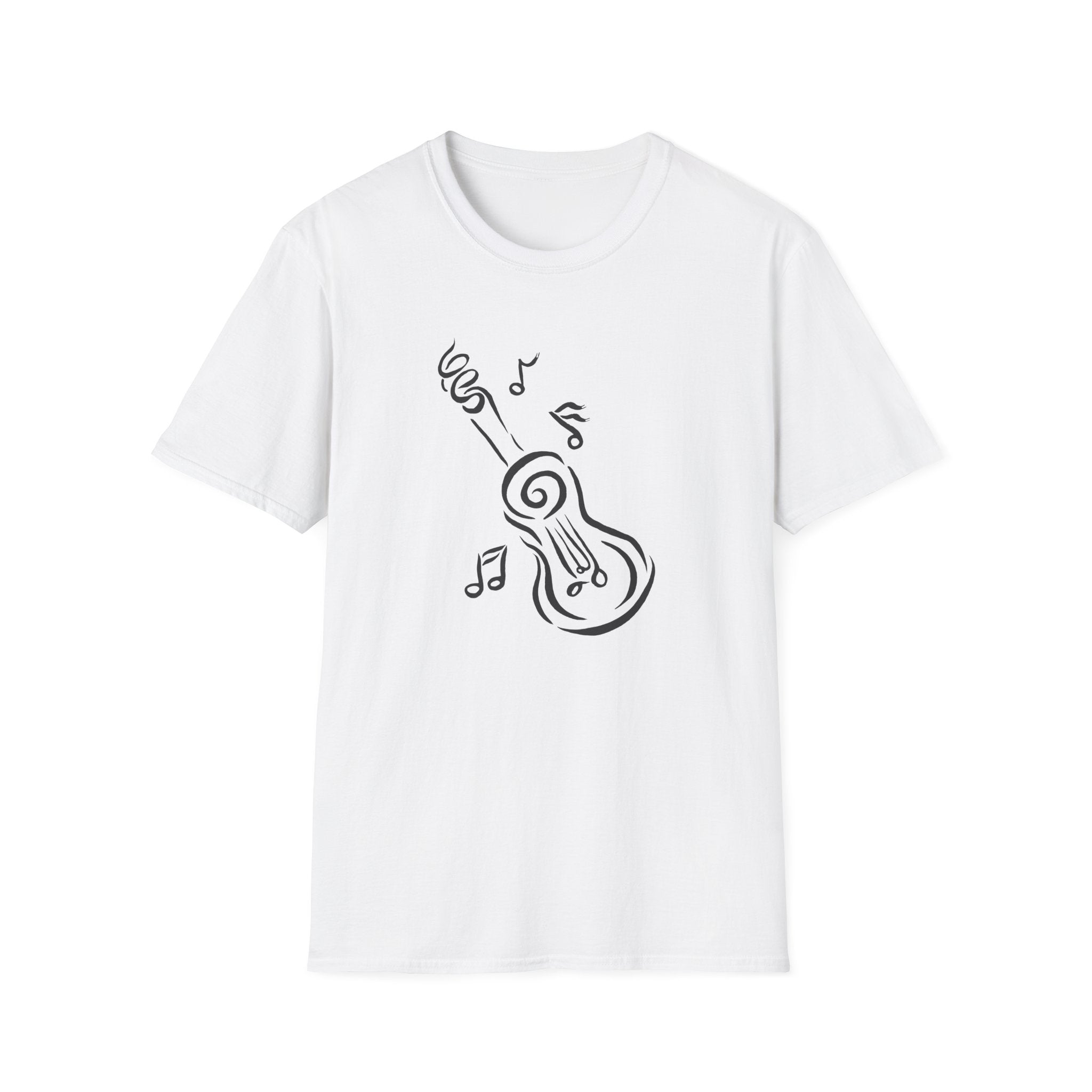 Guitar Drawing T-Shirt