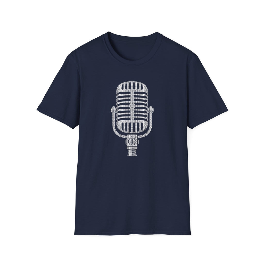 Dotted Vintage Microphone T-Shirt