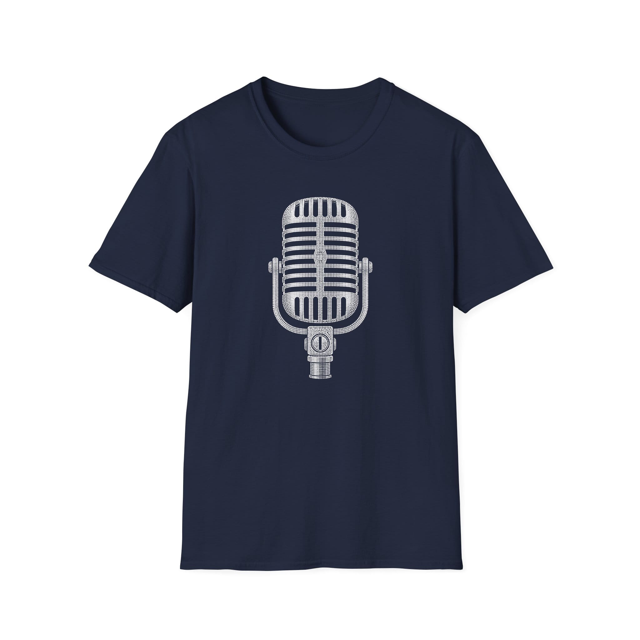 Dotted Vintage Microphone T-Shirt