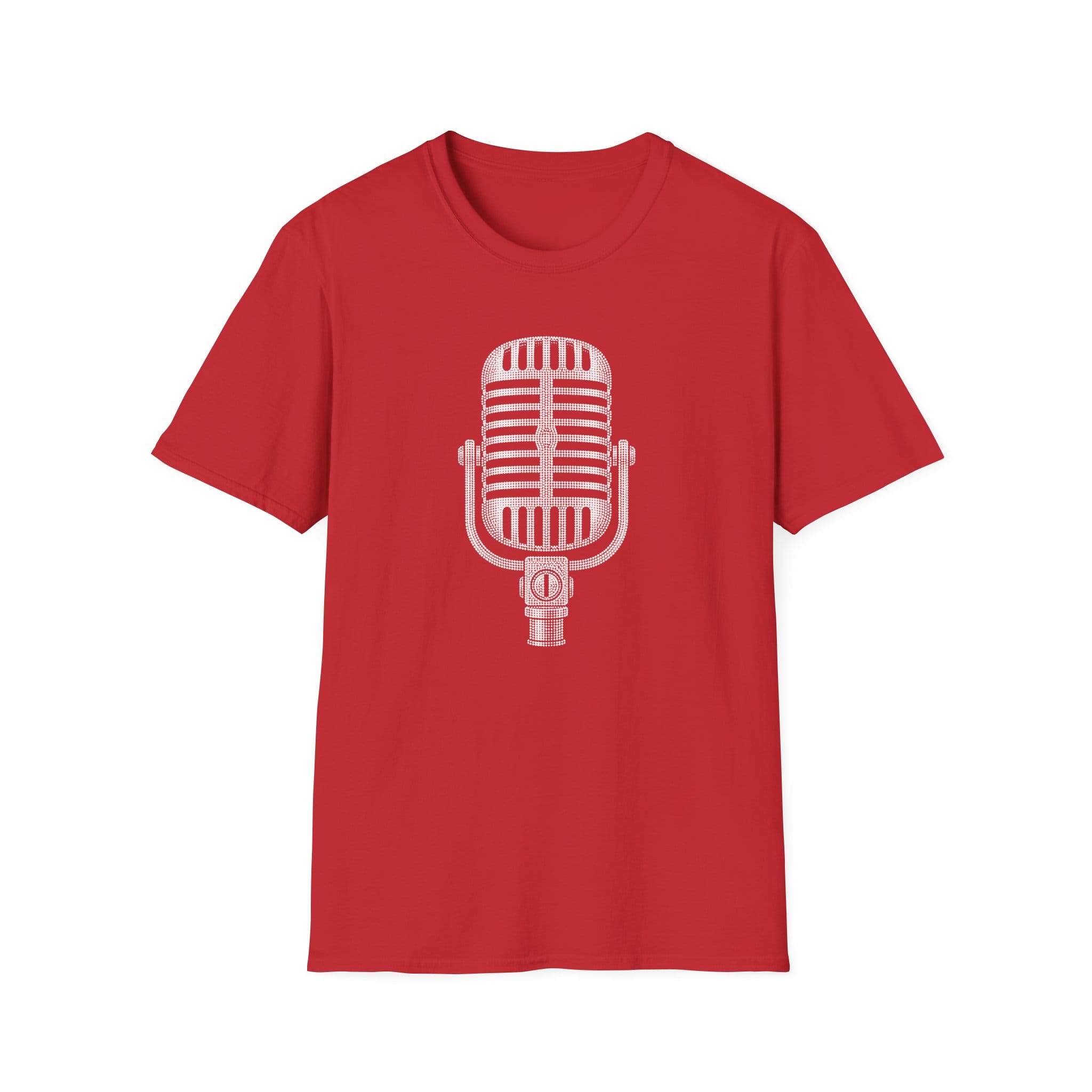 Dotted Vintage Microphone T-Shirt