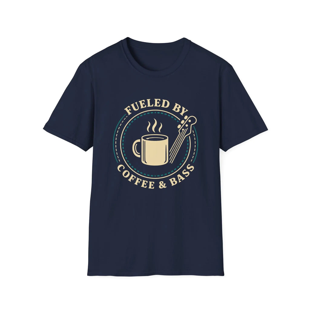 Fueled By Coffee & Bass T-Shirt Printify