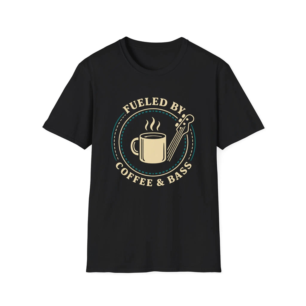 Fueled By Coffee & Bass T-Shirt Printify