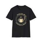 Fueled By Coffee & Bass T-Shirt Printify