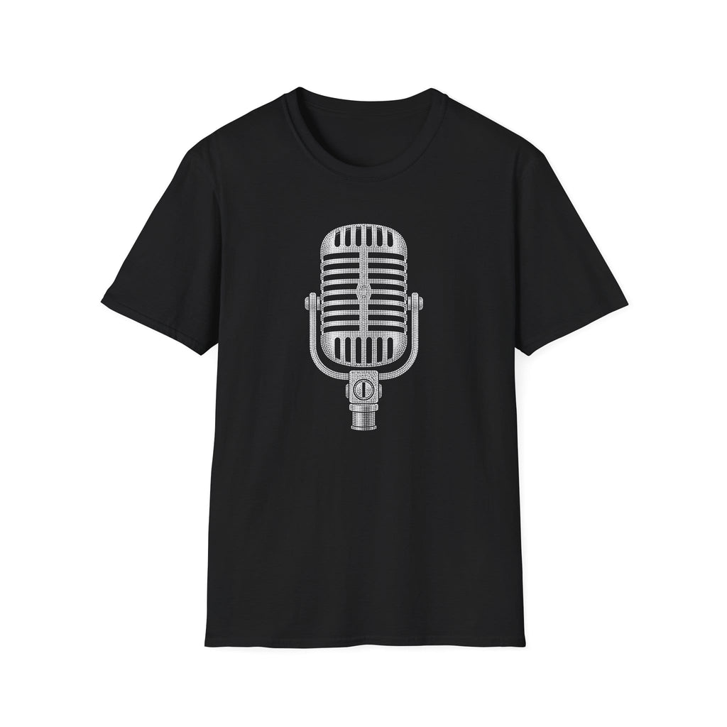 Dotted Vintage Microphone T-Shirt