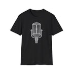 Dotted Vintage Microphone T-Shirt