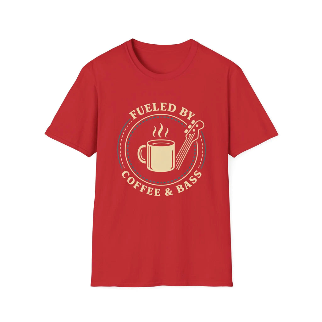 Fueled By Coffee & Bass T-Shirt Printify