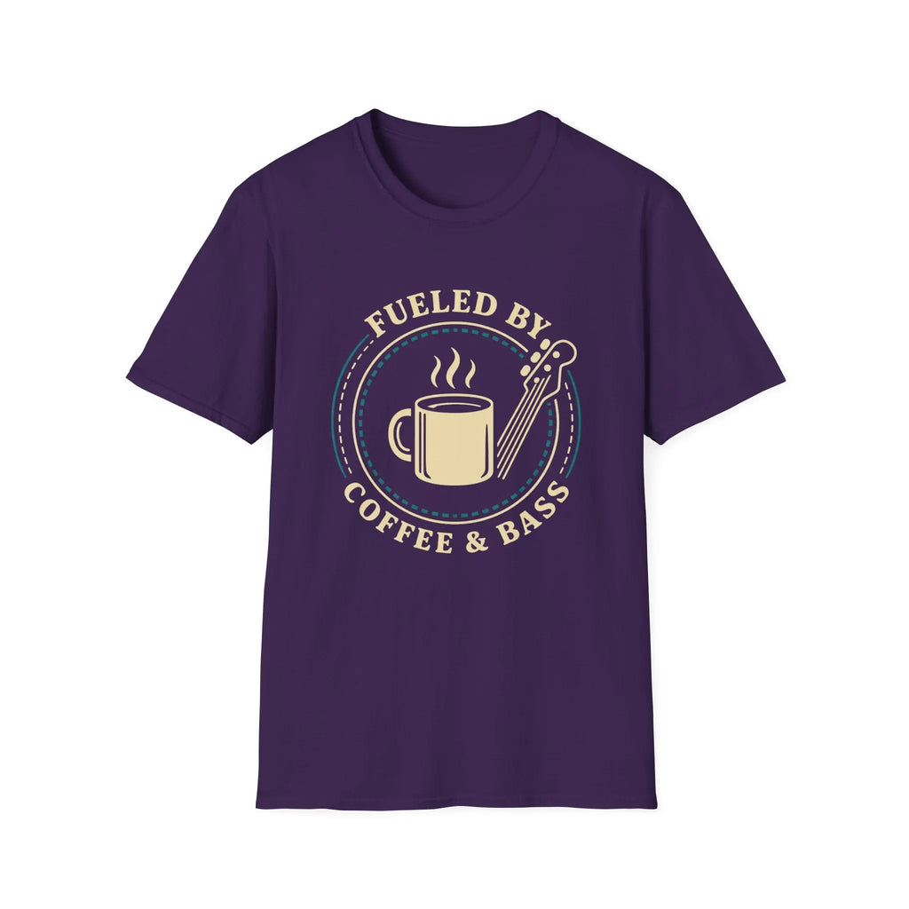 Fueled By Coffee & Bass T-Shirt Printify
