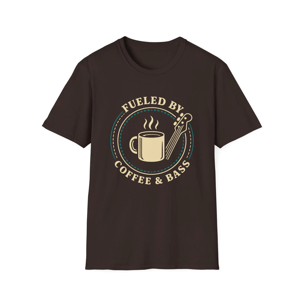 Fueled By Coffee & Bass T-Shirt Printify