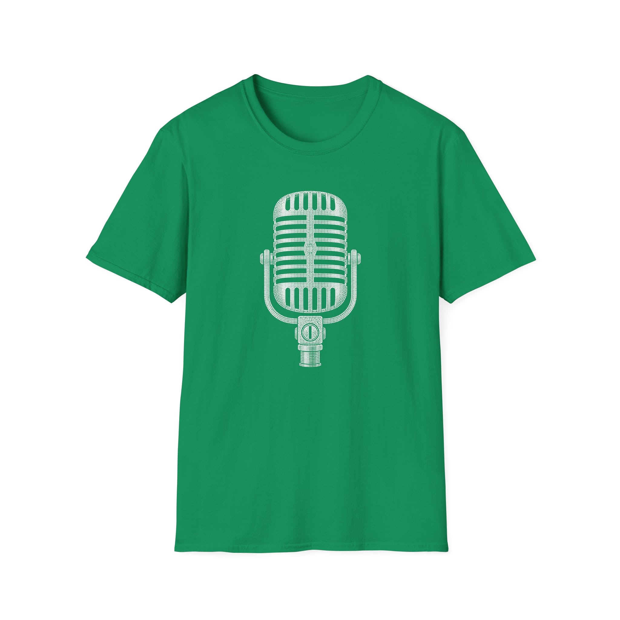 Dotted Vintage Microphone T-Shirt