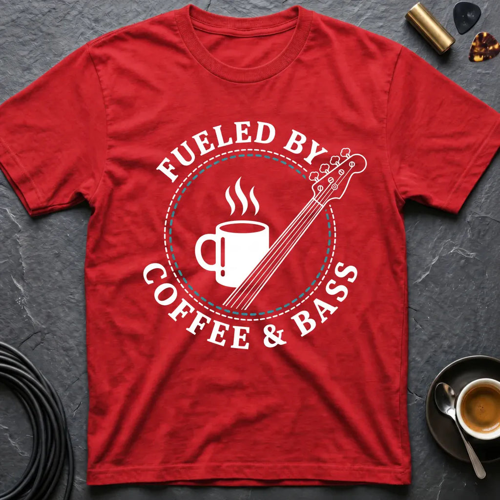 Fueled By Coffee & Bass T-Shirt